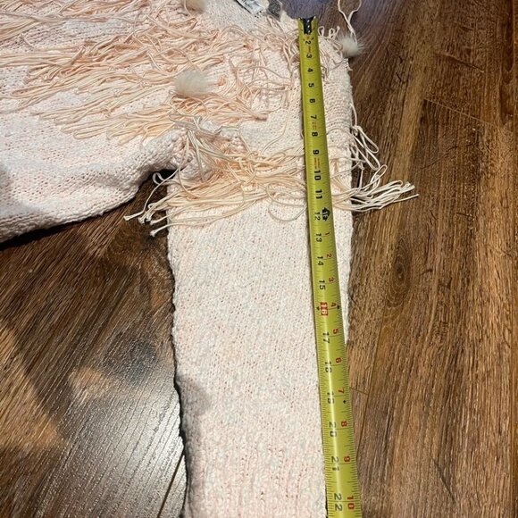 Vintage unique Bonnie and Bill dust pink with frings and pompom size medium - Picture 10 of 10